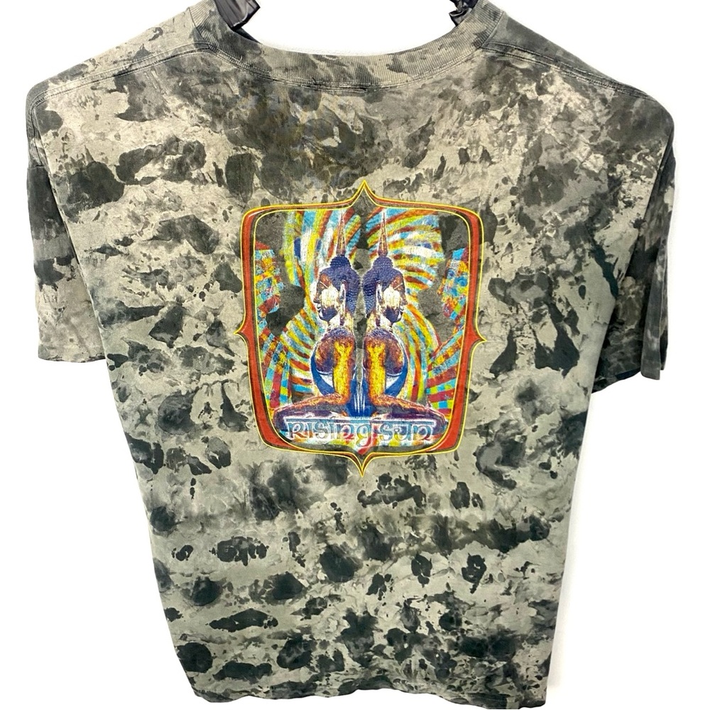Vintage Global Generation GG Rising Sun Tie Dye Single Stitch T Shirt Size XL